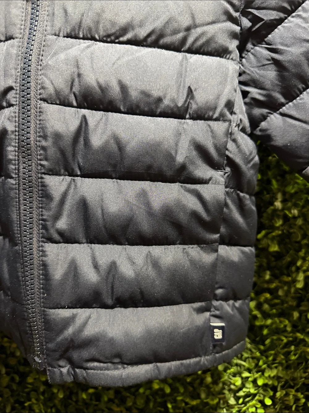GAP Kids Hooded Puffer Jacket - Dark Blue